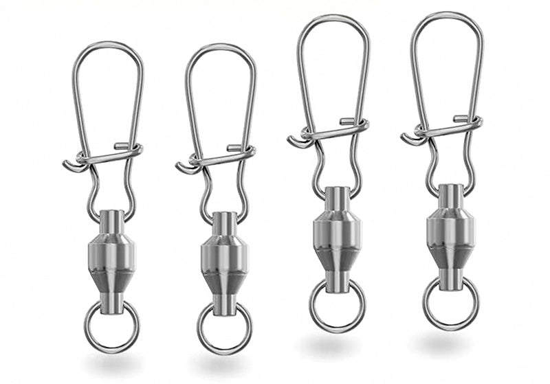 Ball Bearing Swivel with Safety Snap, Sizes 0–10 – product photo