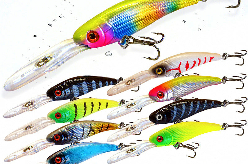 Deep Diving Minnow Hard Bait, 10 cm (3.9 in), 7.8 g (0.28 oz) – product photo