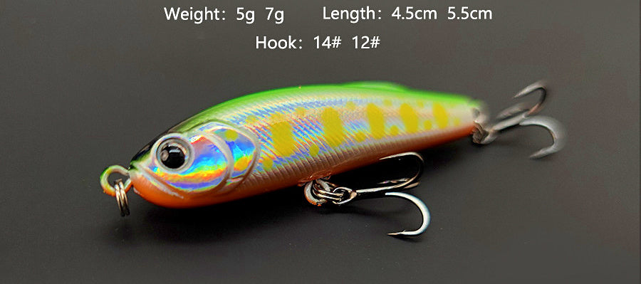 Sinking Pencil Lure, 4–7 g (0.14–0.25 oz), Treble Hooks – product photo