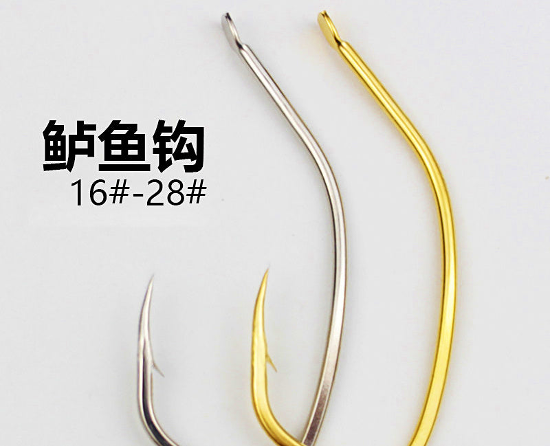 Barbed Long Shank Live Bait Hooks, Carbon Steel, 50 pcs – product photo