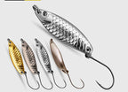 Tungsten Steel Willow Leaf Spoon, 5-Pack, 1.6–5 g (0.06–0.18 oz) – product photo