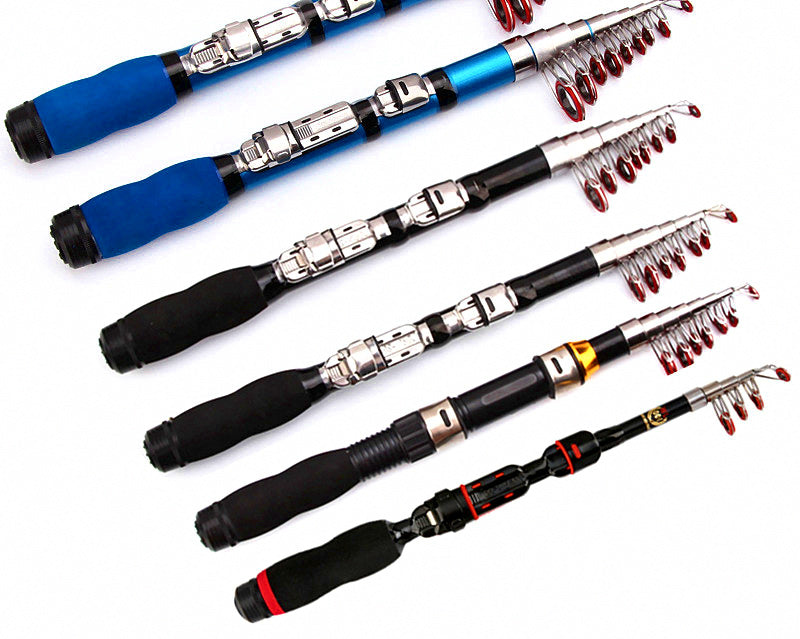 Telescopic Mini Sea Rod, 1.0–2.3 m (3.3–7.5 ft), Fiberglass – product photo