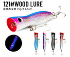 Floating Wood Popper Lure, 35–80 g (1.2–2.8 oz) – product photo