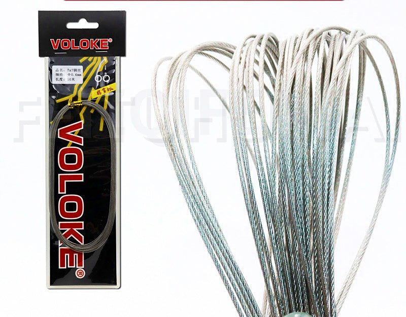 7x7 Stainless Steel Wire Leader, 10 m (33 ft) Spool – product photo