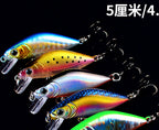 Mini Minnow Hard Bait with Treble Hooks, 1/3/5 Pack – product photo