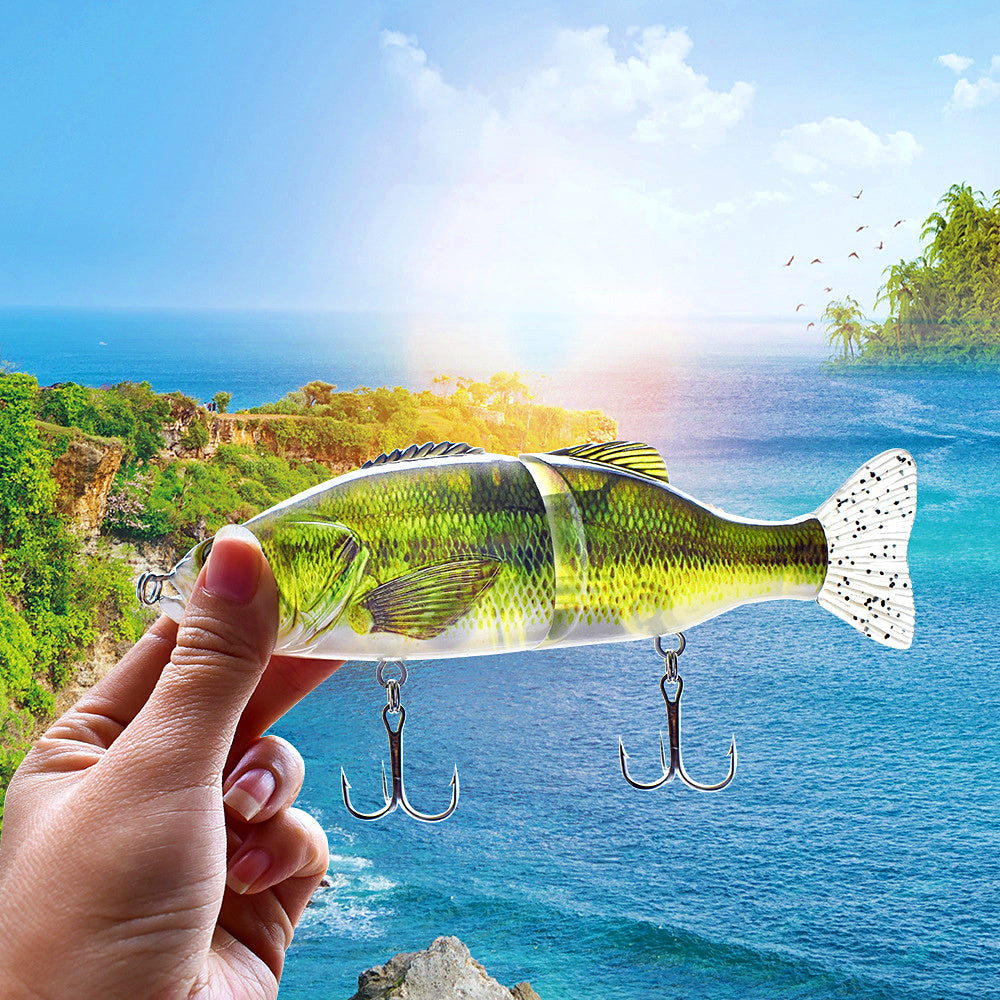 Multi-Jointed Swimbait Lure, S-Shape Swim Action – product photo