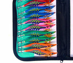 Glow Wooden Shrimp Squid Jigs, 10-Pack, Sizes 2.5#-3.5# – product photo