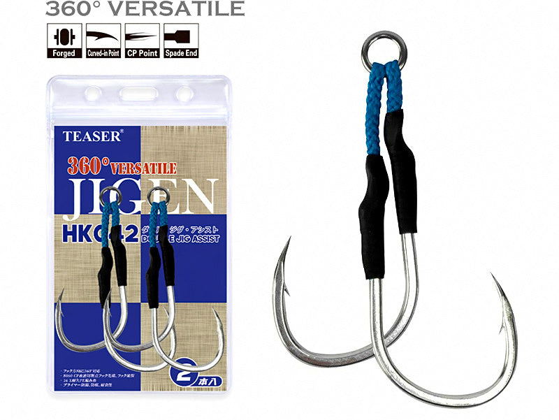 Slow Pitch Jig Assist Hooks, Double Hook Set, 2/0–9/0 – product photo