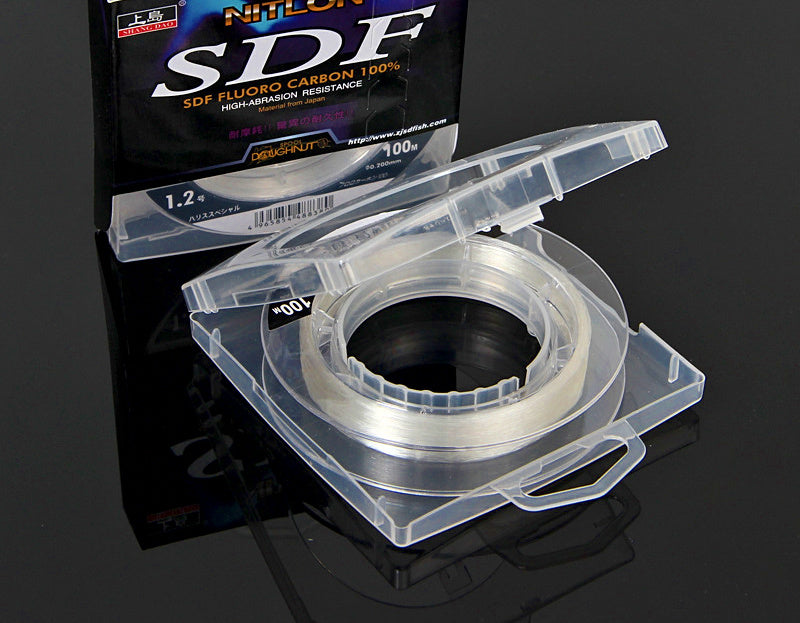 Carbon Fluorocarbon-Style Leader Line, 50 m (55 yd) Spool – product photo