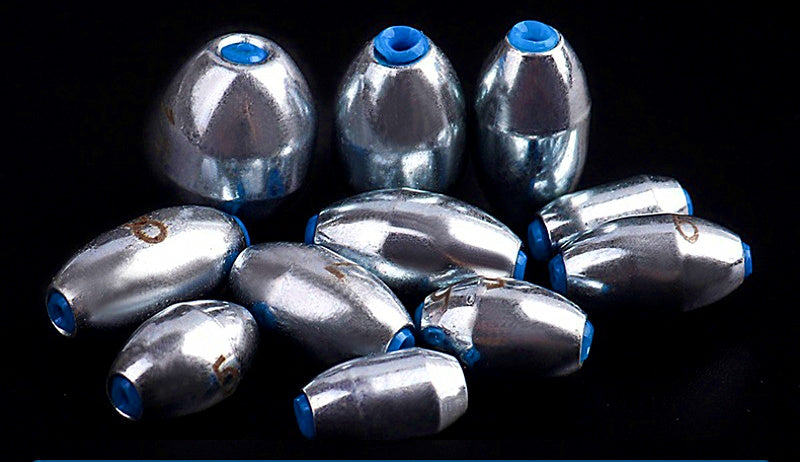 Hollow Olive Sinker, Carbon Steel, 3–15 g (0.11–0.53 oz) – product photo
