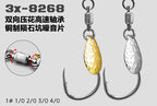 Spinning Blade Single Hook, 2-Pack, Sizes 1 to 4/0 – product photo