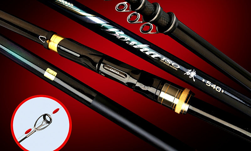 Telescopic Carbon Rock Fishing Rod, 3.6–7.2 m (12–23.6 ft) – product photo