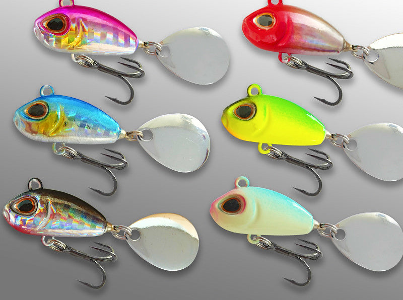 VIB Spinning Blade Lure, 10/17/26 g (0.35/0.6/0.9 oz) – product photo