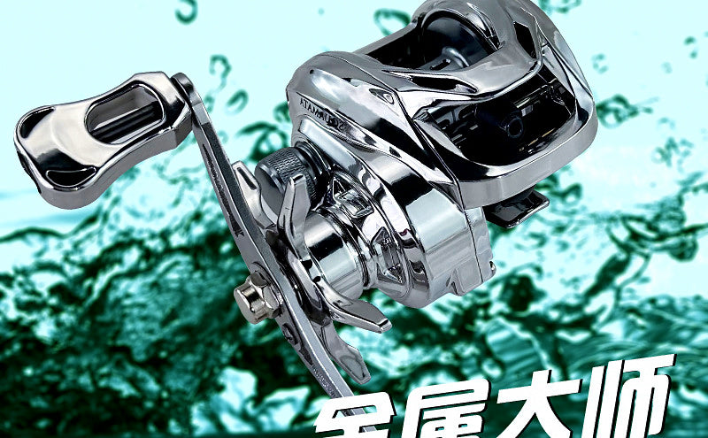 Baitcasting Reel, Metal Spool, 12-Magnet Brake, Left/Right – product photo