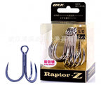 4X Strong Treble Hooks, Saltwater, Sizes 8 to 5/0 – product photo