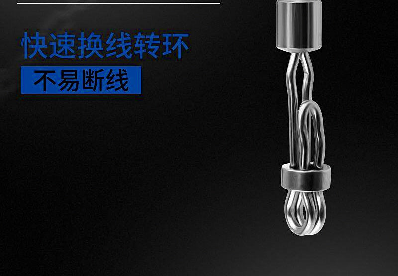 Stainless Steel Snap Swivels, Large Opening Quick Snap – product photo