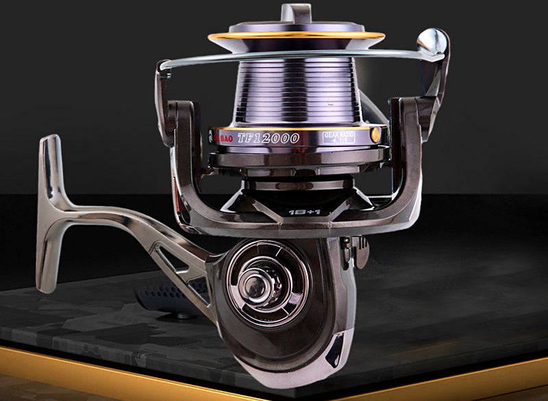 All-Metal Spinning Reel, Front Drag, Sizes 8000–16000 – product photo