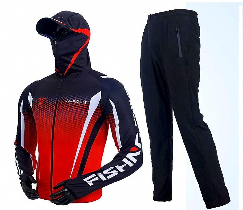 Men's UPF 50+ Ice Silk Fishing Sun Shirt, Long Sleeve – product photo