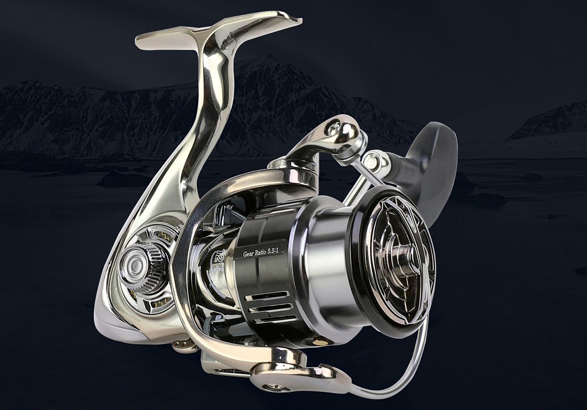 All-Metal Saltwater Spinning Reel, Sizes 1000–7000 – product photo