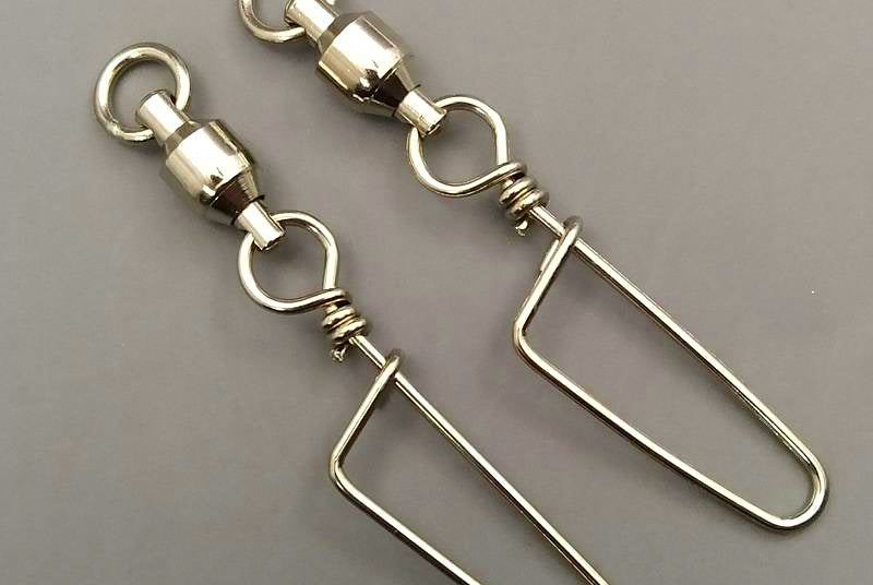 Ball Bearing Swivel with Snap, Steel, Sizes 0–10 – product photo