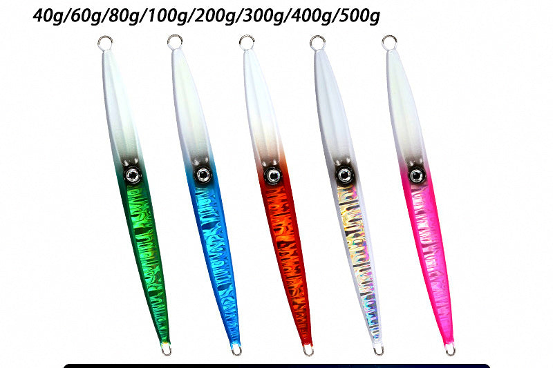 Slow Pitch Metal Jig, 40–500 g (1.4–17.6 oz) – product photo