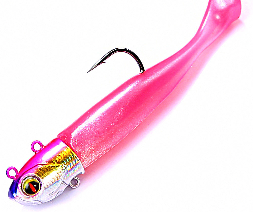 Jig Head + T-Tail Soft Swimbait Set, 14–36 g (0.5–1.3 oz) – product photo