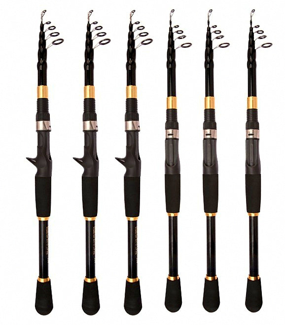 Telescopic Boat Fishing Rod, 7-Section, 1.6–2.7 m (5.2–8.9 ft) – product photo
