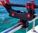 Clamp-On Round Tube Boat Rod Holder Mount, XF101 – product photo