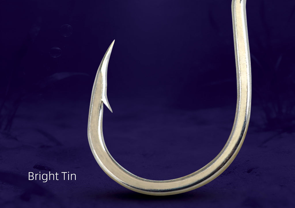 Tin-Plated Single Lure Hook with Ring, Sizes 10 to 4/0 – product photo