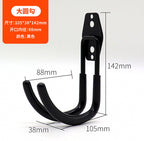 Heavy-Duty Metal Wall Hooks, Adhesive or Screw Mount – product photo