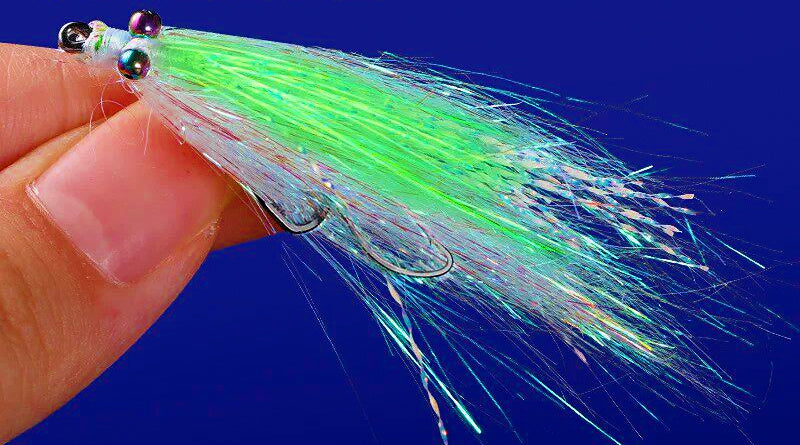 Glow Crazy Charlie Double Hook Shrimp Fly Lure – product photo