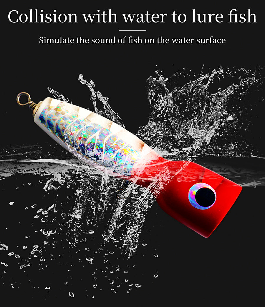 GT Popper Lure, 145 mm (5.7 in) 80 g (2.8 oz) Topwater – product photo