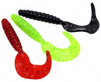Curly Tail Grub Soft Plastic Lures, 3.5–7 cm, 500 g Bulk – product photo