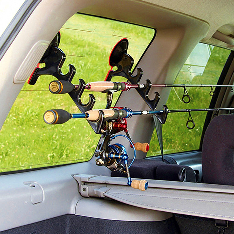 Car Suction Cup Fishing Rod Holder, Plastic, 1 Pack – product photo