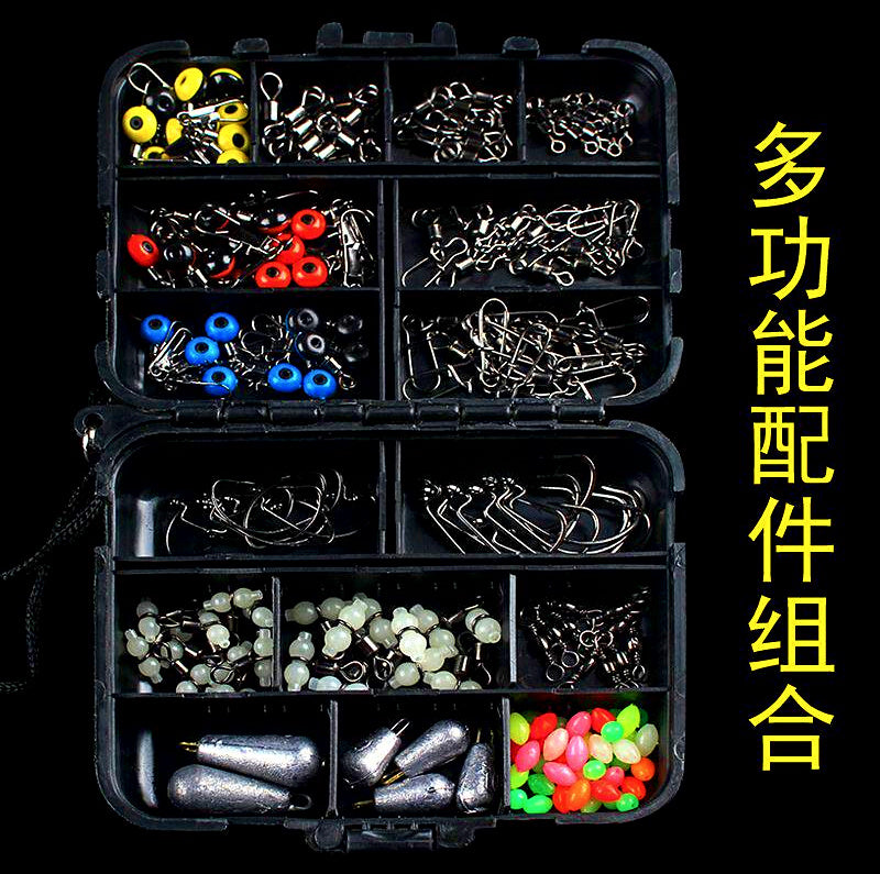 175-Piece Terminal Tackle Kit with Hooks, Swivels & Sinkers – product photo