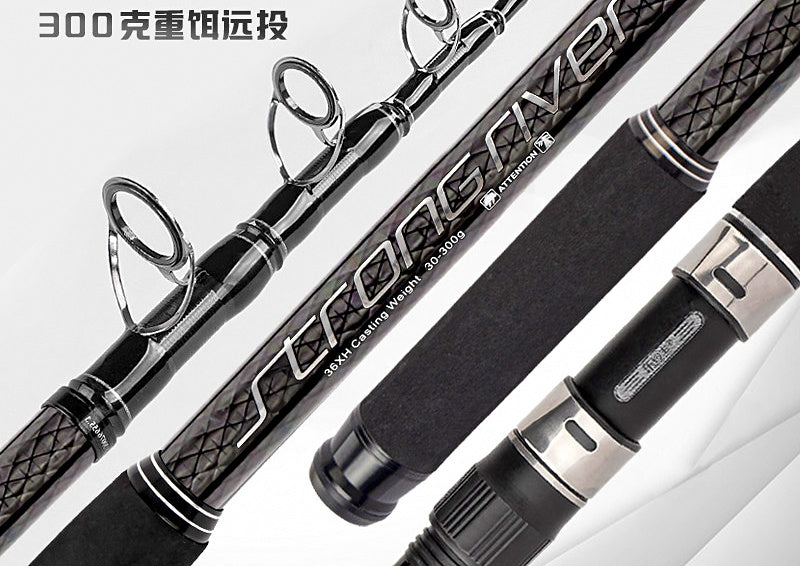 Surf Casting Rod, 4-Piece Carbon, 2.7–4.5 m (8.9–14.8 ft) – product photo