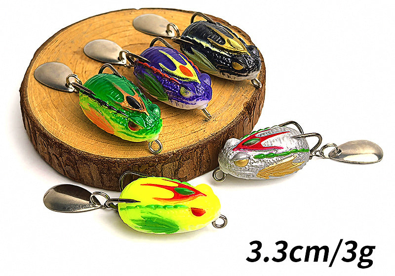 Floating Frog Lure with Double Hooks, Thai Style – product photo