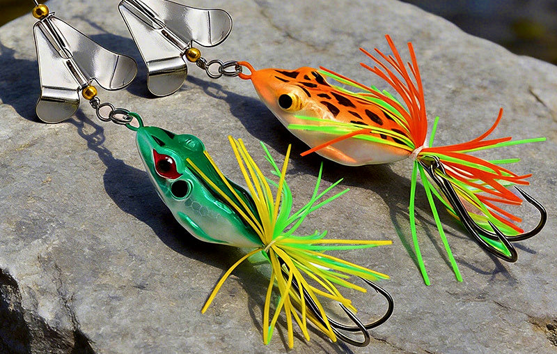 Weedless Frog Lure with Spinner Blade, 4.5 cm, 10.3 g (0.36 oz) – product photo