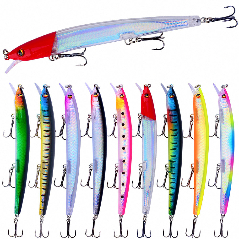 Floating Minnow Hard Bait, Laser Finish Lure – product photo