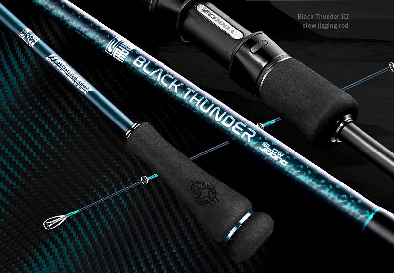 Slow Pitch Jigging Rod, Carbon Boat Rod, 1.85–1.91 m (6'1"–6'3") – product photo