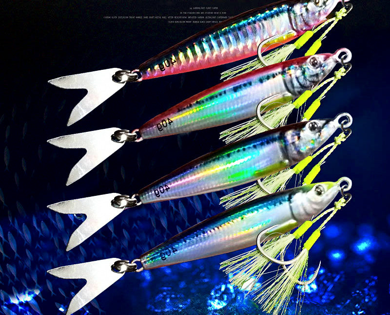 Slow Pitch Casting Jig, 20–130 g (0.7–4.6 oz), Glow UV – product photo
