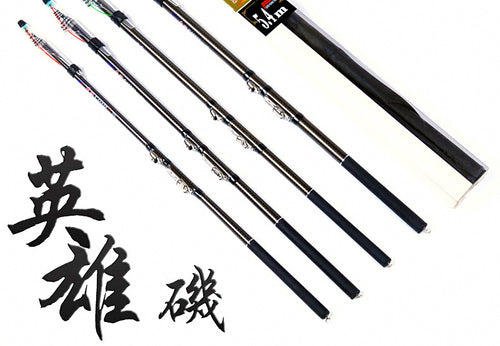 Telescopic Carbon Rock Fishing Rod, 2.7–5.4 m (9–17.7 ft) – product photo