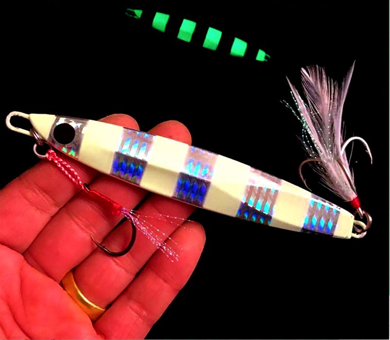 Glow Slow Pitch Jig, 40–150 g (1.4–5.3 oz) – product photo
