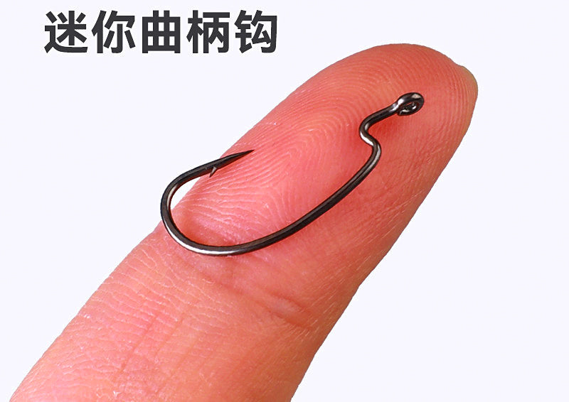 Micro Offset Worm Hooks for Texas Rig, 15-Pack – product photo
