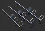 Double Ring Rod Holder, Ground Spike Rod Stand – product photo