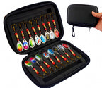 16-Piece Spinner & Spoon Lure Kit with Carry Bag – product photo