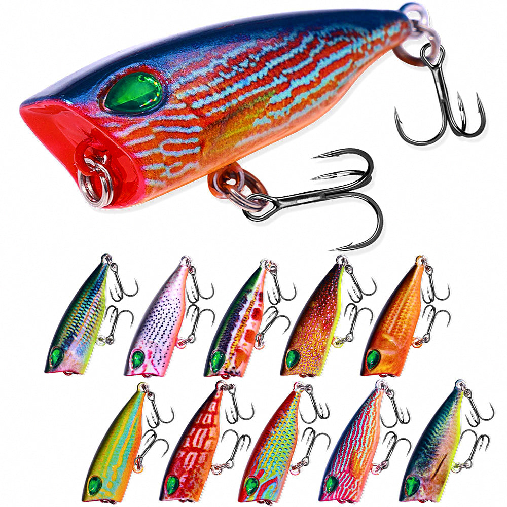 3D Printed Popper Topwater Lure, 4 cm (1.6 in), 3.2 g – product photo