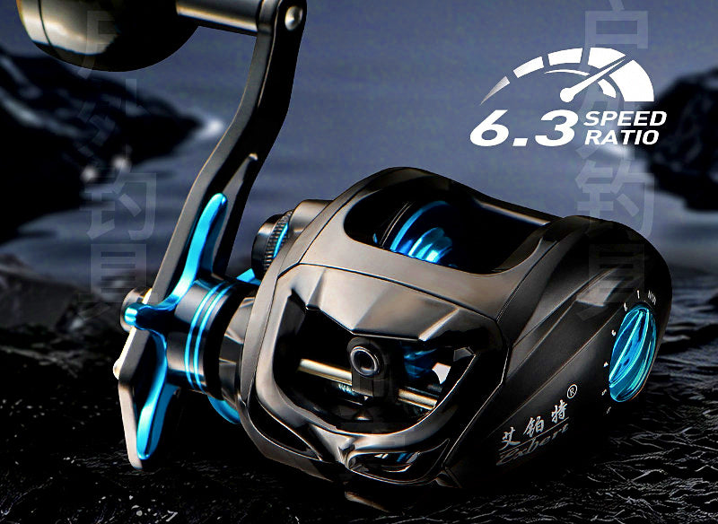 Slow Pitch Jigging Reel 6.3:1, 10 Bearing, Left/Right Hand – product photo