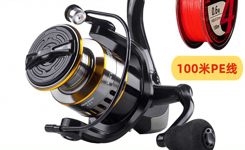 All-Metal Front Drag Spinning Reel, 12 BB, 5.2:1 – product photo