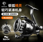 Compact Ultralight Spinning Reel, Front Drag, 2000–3000 Size – product photo